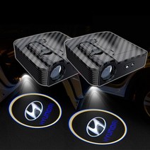 2세대 레이져 센서형 도어로고라이트 도어빔 자동차 익스테리어 무드등, 1세트(본체2개)_380 해골
