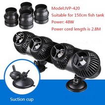 수족관 어항 펌프용 선썬 웨이브 메이커 워터 펌프 2.5W 3W 6W 12W 24W 48W 플로우 서핑 220V, [09] JVP-402 Suction cup, [02] AU adapter 220V-50HZ