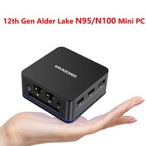 SZ BOX 데스크탑 게이밍 PC 인텔 12 세대 알더 레이크 N95 N100 미니 윈도우 11 LPDDR5 12GB DDR4 16, 04 N95 램 없음 SSD_03 UK