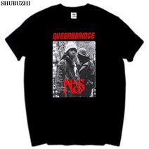 NAS 시놀로지나스 구축 서버Nas queensbridge t 셔츠 여름 남성 뜨거운 판매 o 목 100% 코 튼 남자 팬 탑, 01 Black_11 child height 120cm