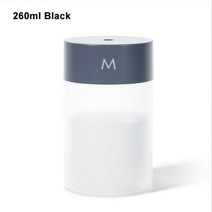 자동습도조절 통세척 가습기 캠핑 샤오미 260ml 전기 가습기 휴대용 아로마 오일 디퓨저 USB 쿨 미스트 분, 06 F