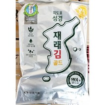 조미 전장김 지도표 골드 대 60g x4개 조미김 구은김, 1