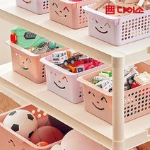[다이소]키즈바구니3호(보라 핑크)-69374
