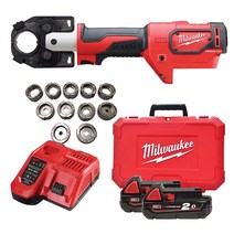 밀워키 M18 HCCT-202C 충전압착기 다이스 11pcs 포함, 1개