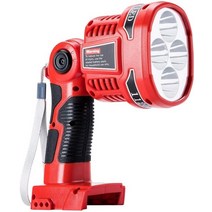 밀워키 호환 배터리 USB 충전 포트 리튬 이온 14 4v18v20v 1120 루멘 led 작업등 58, 12주