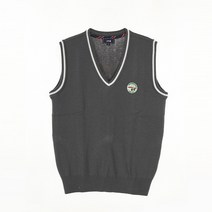 산골 그레이 화이트라인 조끼 (풍무중) 교복조끼 교복 학생