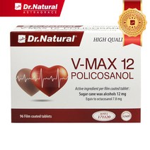 닥터내츄럴 호주 폴리코사놀 12mg 96정 사탕수수 왁스 알코올 유통기한 23년 9월 특별할인가 + 사은픔, 1통
