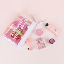 아트박스/릴리 레터링 투명PVC 파우치