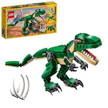 LEGO 31058 Creator Dinosaur Toy 3in1 모델 T-Rex Triceratops 및 Pterodactyl 피규어 빌딩 블록 세트 어린이를 위한 생일 선물, 하나의