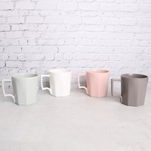 위즈라인 육각 머그컵 350ml, 상세설명 참조, 핑크