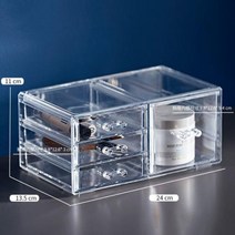 펜홀더/연필꽂이 투명 아크릴 화장품 보관 서랍 립스틱 홀더 보석 펜 홀더 문구보관함 쓰레기통, I