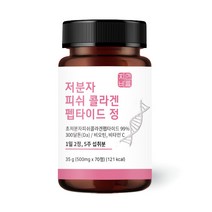 저분자 피쉬 콜라겐 펩타이드 464달톤 분말 캡슐 어류, 70정, 1개