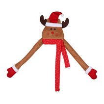 실내 축제 휴일을 위한 휴일 토퍼 엘크 나무 모자 장식 장식, 부직포, 여러 가지 빛깔의