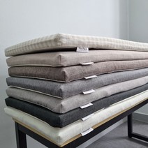 벤치의자방석 긴 식탁의자 방석 국내 맞춤제작 가능 카페 사무실 대형, 140x35, 2.멜란지베이지