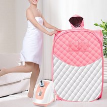 휴대용 사우나 접이식 스팀 사우나 룸 스팀 발생기가있는 대형 텐트 체중 감량 디톡스, 노란색