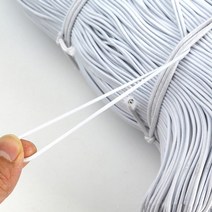 밴드쏘 각도 절단기 목공기계 123456mm 화이트블랙 강한 탄성 로프 고무 밴드 바느질 의류 공예 용품 diy 바느질 액세서리에 대 한 탄성 밴드, 하얀, 직경 3mm, 5미터