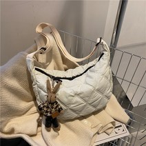 마름모 자수 스레드 대용량 대형 가방 인기있는 새로운 유행 패션 한 어깨 메신저 가방 그물 빨간 만두 가방