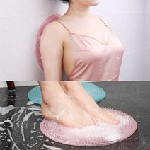 샤르망 고급 실리콘 샤워타올, 1개, 커피색