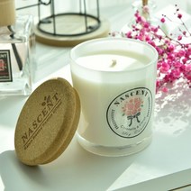 네이센트 아로마 7oz 소이캔들 리드캔들 라벤더 자스민캔들 방향제 향초, 03.면심지_웨딩데이, 1개