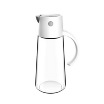 블룸엣홈 자동열림 유리 오일병 화이트, 2개, 650ml.