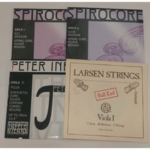 비올라 라센 a + 인필드파이 d+ 스페아 실버 g +스페아 텅스텐 c 조합 세트