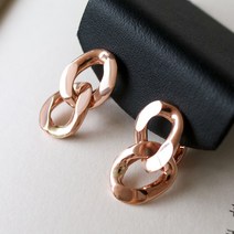 뷰띵 14K 와일드 체인 원터치 귀걸이