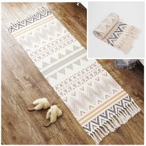 뉴리웹 코튼 러너카페트 170X60CM 침대러그 카페트 거실발판