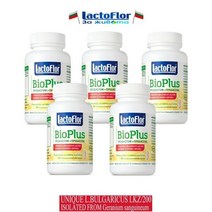 락토플로 Lactoflor 바이오 플러스 60 불가리아 유산균 5통