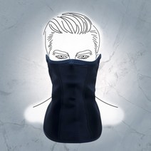 원아더 윈터 하프 방한 스포츠마스크, 네이비