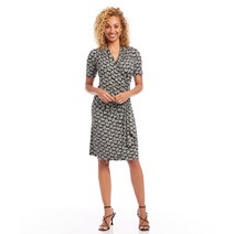 Karen Kane 반팔 캐스케이드 랩 원피스 여성원피스 장모님선물