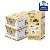 [연세두유] 연세 16곡 꿀선식 두유 190ml 48팩, [연세두유] 연세 16곡 꿀선식 두유 190ml (