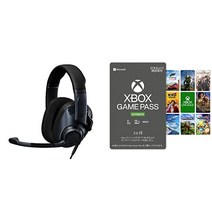 Xbox Game Pass Ultimate 3개월 [CERO레이팅[Z]] [] EPOS H6 Pro Closed(Sebring Black검정・검은) 게이밍 헤드셋 밀폐형 노이즈 캔슬 마이크 마이크 착탈식(제거로 헤드폰)