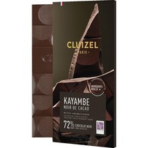 미쉘 끌뤼젤 MICHEL CLUIZEL 스페인 배송 카얌베 72% 코코아 다크 초콜릿 바 70g, 2팩