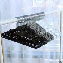PVC 논슬립 철제 옷걸이 100개.올리오(무료배송), 그레이