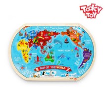 션턬필슈@(투키토이) 세계지도직소퍼즐36pcs(123A) 장난감 완구 놀이 어린이용 맞추기 유아 유아용/*캐, 션턕욥션!!, 션턕욥션!!