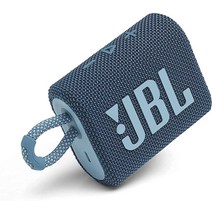 JBL Go 3 휴대용 방수 무선 IP67 방진 야외 블루투스 스피커 (블루), Blue, 1개