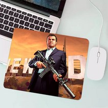 지패드5GTA 5 소형용 마우스 패드 PC 게이머 키보드 컴퓨터 오피스 매트 XXL 노트북 카펫 애니메이션 데스, 03 LockEdge290x250x2mm, 14 A14