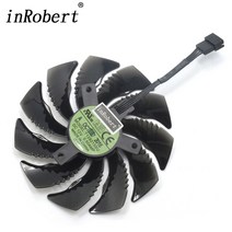 88MM PLD09210S12HH T129215SU Gigabyte GeForce GTX 1070 1050 Ti GTX 1060 960 RX 480 570 그래픽 카드 쿨러 팬, 1개, 러시아, TWO Ball Bearing