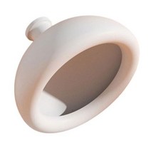 수동식흉벽진동기 흉벽 실리콘 팜 가슴 컵 물리 치료 가래 기대 문제를위한 토닥이, grey