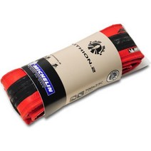 자전거 타이어 튜브 로드용 산악용 MTB 타이어교체 앞바퀴 뒷바퀴 교체 하이브리드 미쉐린 자전거 타이어 700x23C 타이어 700C LITHION 3 사이클링 도로 자전거, 빨간