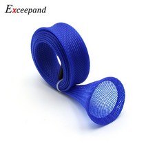 돌돔받침대 10 색 exceepand new 엉킴 없는 낚싯대 슬리브 170 cm 30 mm 너비 캐스팅 낚싯대 커버 폴 양말, 푸른