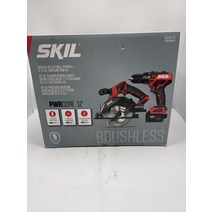 Skil PWR코어 브러시리스 2 공구 콤보 12볼트 CB742701 드릴 및 톱 세트 새 제품