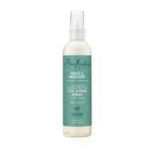 Shea Moisture SheaMoisture 가발 위브용 오일 샤인 헤어 스프레이 티트리 보리지 씨앗 함유 파라벤 프리 광택 237ml(8온스), 8 Fl Oz (1개)