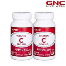 [지앤씨] [GNC] 비타민 C 500 (100정) 100일분 x2개, 상세 설명 참조, 상세 설명 참조