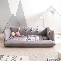 [쁘띠베이비] 토이 알로스케어 멜란차콜 범퍼침대 XL(스마트프레임+탑커버), 프레임:그레이 / 탑커버:다이아그레이