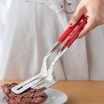 스텐 고기집게 주방 요리집게 삽겹살 얼음 라면 집개 생선 부침개 전 뒤집기 뒤집개
