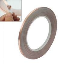 0.8cm 동박테이프 EMI 단면 전도성 구리호일 8mmX20M, 1+1)2개