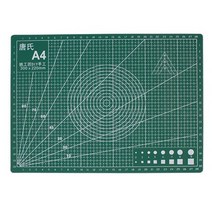 A4 컬러 커팅매트 책상 고무판 재단판, 그린A4