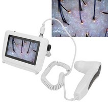피부진단기 수분측정기 50x200x 확대 피부 분석기 충전식 감지기 모낭 오일 수분, 영국 플러그