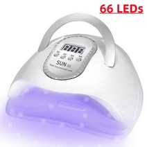 젤네일램프 uv 경화기 무선 셀프66LED 네일 드라이어 UV 램프 모든 젤 매니큐어 경화 모션 감지 강력한, 01 66LEDs White_01 미국